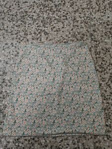 Floral Mini Skirt