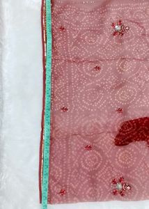 Bandhani blouse piece