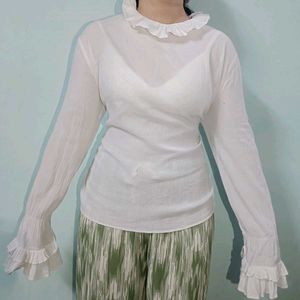 Victorian–style blouse