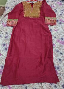 Elegant Embroidered Kurta
