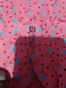 Coral Ditsy Floral Button-Down Nighty
