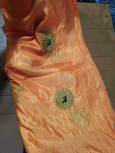 Beautiful Saree With Stitched Blouse
