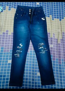Combo Of Chunmun Brand Jeans For 5-7 Years Girl