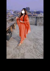 Orange Salwar Kameez Suit