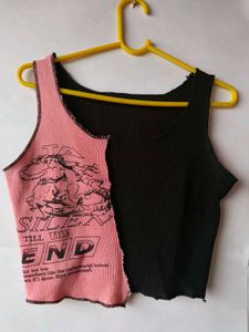 Y2k cyber-punk vintage print tank top ❤️‍🔥