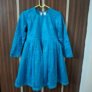 Cute Blue Party Dress