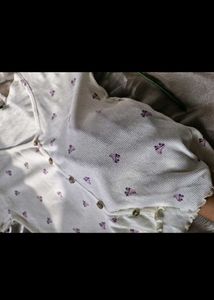 Zara Cute Floral🌸Printed Button Top(h&amp;m Dupe)