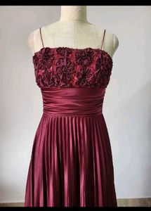 Beautiful Maroon Stylish Gown🦋💝🎀