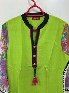 Designer Green Kurti