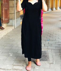 Elegant Black Kurta