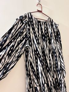 Patterned Mini Dress