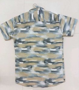 TEXTURED CASUAL HALF SLEEVE SHIRT FOR MEN