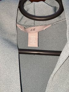 H&amp;M Blue V-Neck Tunic Top