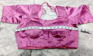 Pink Colour Silk Blouse
