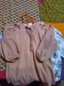 Pink Floral Blouse