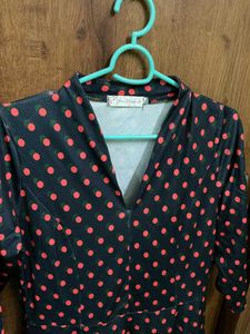 Polka Dot Midi Dress