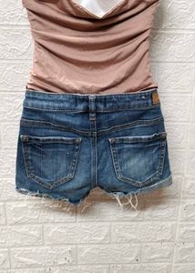 Small Size Denim Short Jeans For Women