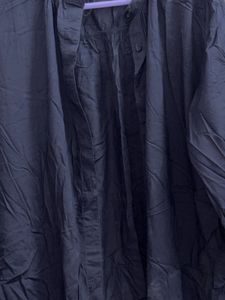 Elegant Navy Blue Shirt Dress