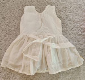 White Ethnic Frock (Girls)