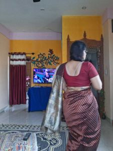 Elegant Striped Saree