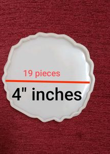 Silicon Molds For White Resin Art Total 32pieces .
