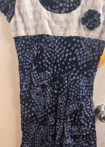 Navy Blue casual short kurti