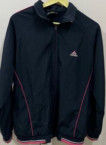 Adidas Vintage Black & Pink Track Jacket
