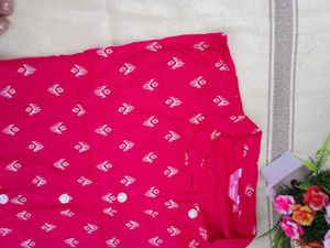 Pink Printed Dress