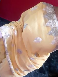 Yellow Party Saaree