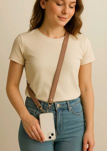 Leather Phone Strap with Clip