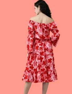 Floral Print Tiered Dress