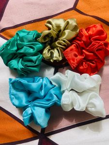Premium Satin Scrunchies