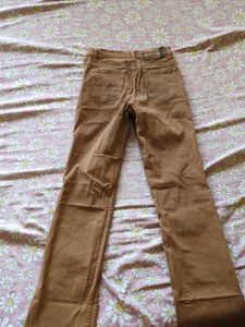 Brown Bootcut Jeans