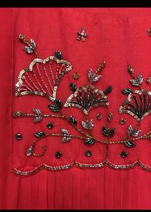 Elegant Red Kurta Set - XL Size