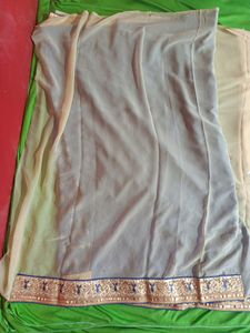 Party Wear Net Zari Work Saree
