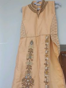 Elegant White Ethnic Gown