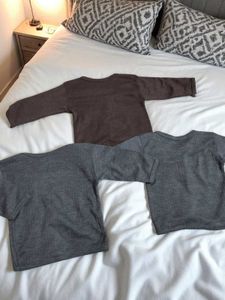[Unisex] 3 Kids Toddler Thermal Winter Wear Tops