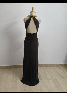 Luxury Elegant Black Maxi Dress