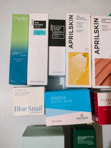 Available Korean Moisturizer, Mask &amp; Toner