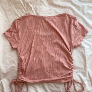 Drawstring Runched Top