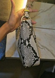 Zara Snake Print Bag
