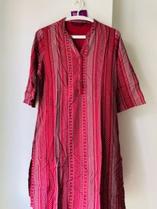 Beautiful Red Kurta From Rangmanch For Sale