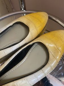 Yellow White Ombre Ballerina Shoe