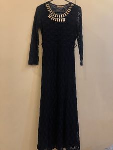 Navy Blue Bodycon Dress (Dubai Imported)