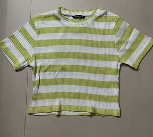 Striped Crop Top