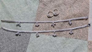 Silver Artificial Anklet 🤩🤩
