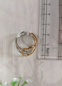 Two-Tone Statement Ring