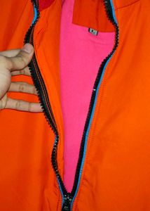 Orange Casual Jacket