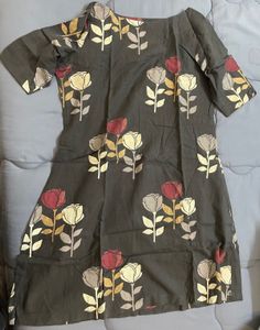 Max Cotton Dress With Beautiful Rose Print