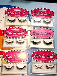 6 Combo Eye Lashes Set